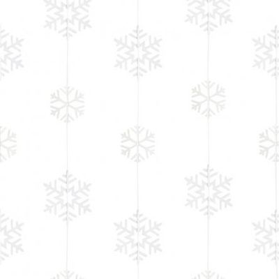 Girlang - Rustic Christmas - Snöflingor