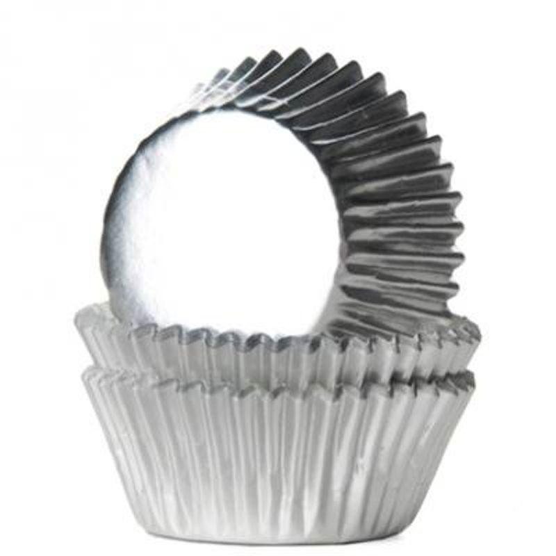 Muffinsformar - Mini - Metallic - Silver