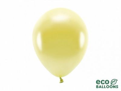 Ballonger - Eco - Ljusguld metallic - 10-pack