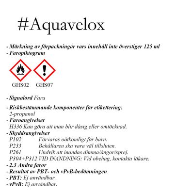 Glasförsegling - Labocosmetica #Aquavelox 100ml