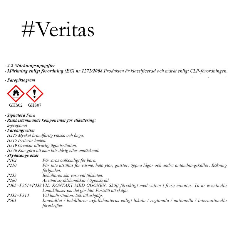 Prepareringsvätska - Labocosmetica #Veritas 1000ml
