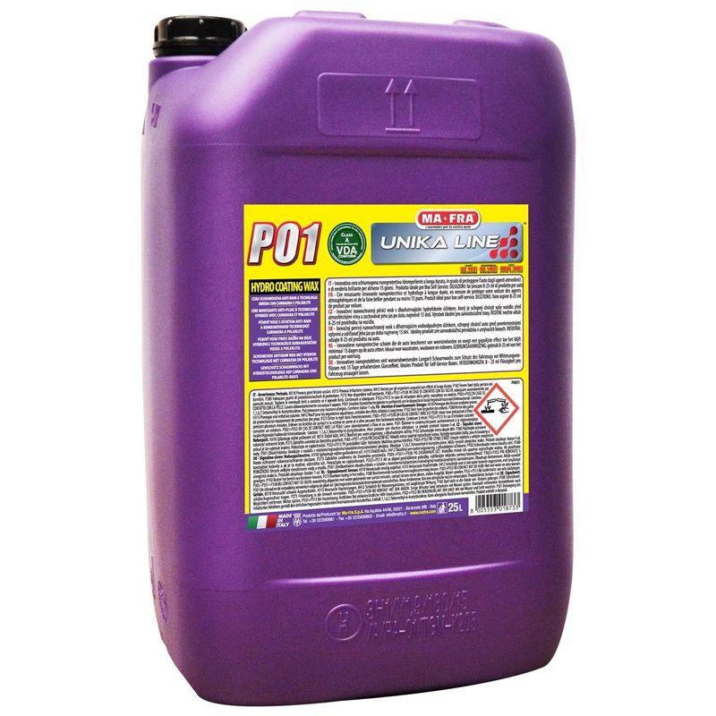UNIKA P01 Hydro coating Wax T/25L