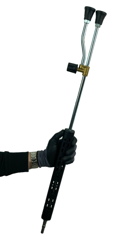 Spolrör med ställbart tryck 1000 mm