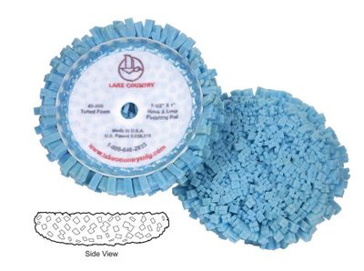 Blue Tufted Foam Finishing Pad 7,5"