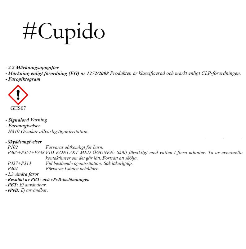 Nanoförsegling - Labocosmetica #Cupido 500ml