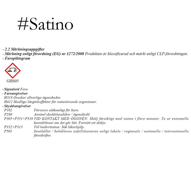 Bilschampo #Satino 500ml