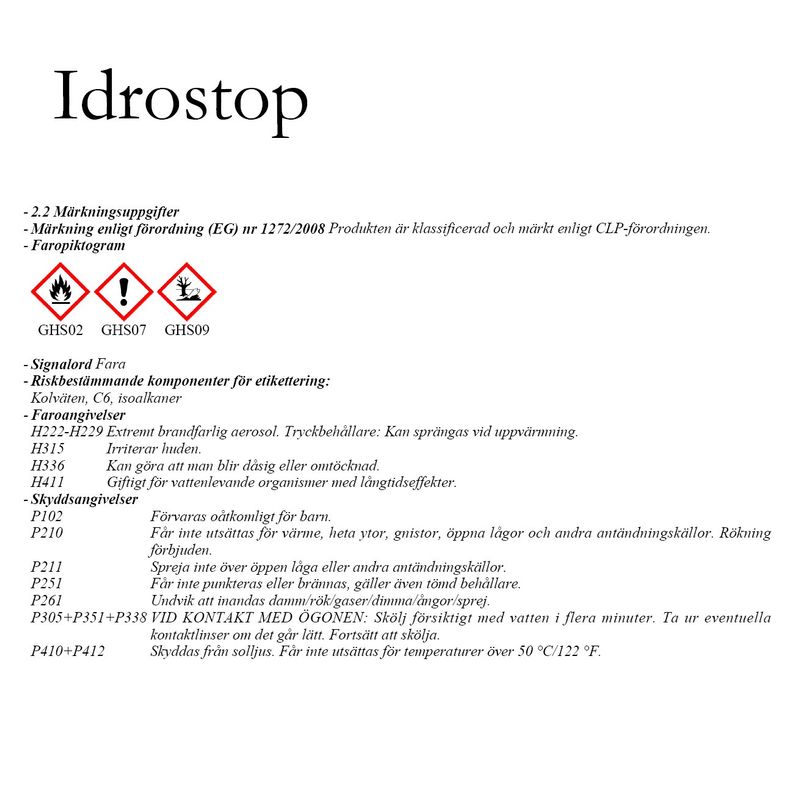 Mafra Idrostop spray 300ml