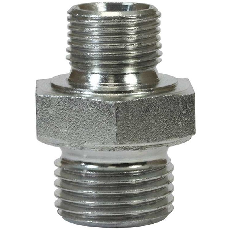 Dubbelnippel UG 3/8"- UG 1/4" 500 bar