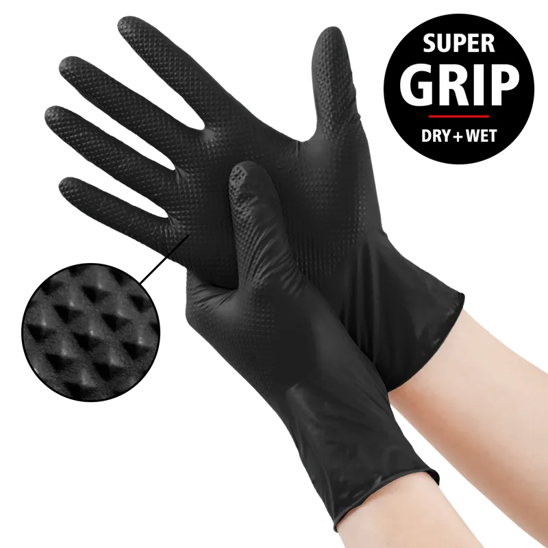 Nitrile Diamond Glove Black XL 50 pcs