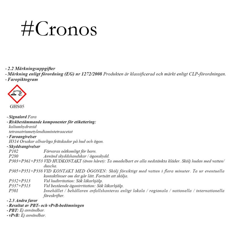 Avgasrengöring - Labocosmetica #Cronos 250ml