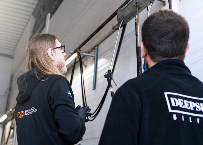 Tvätthall med Skensystem