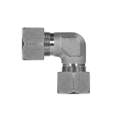 Skruvkoppling 90-grader 15mm SS