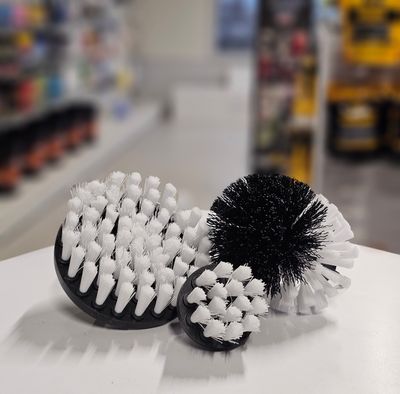 Drill Brush Set 3-p White Soft