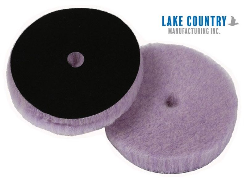 LC Purple Foamed Wool Pad 6"