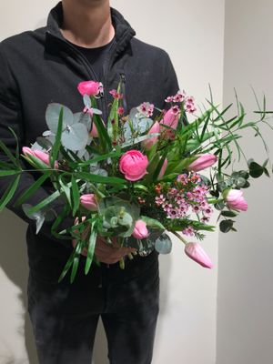 Blomstrande hälsning