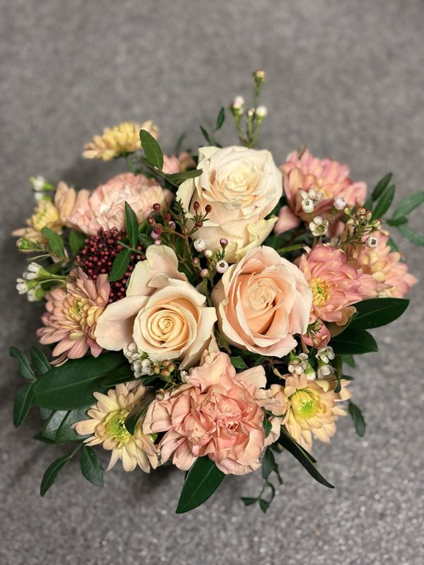 Floristens bordsdekorationer