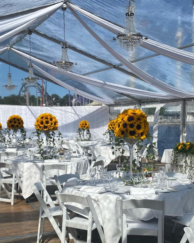 Floristens bordsdekorationer