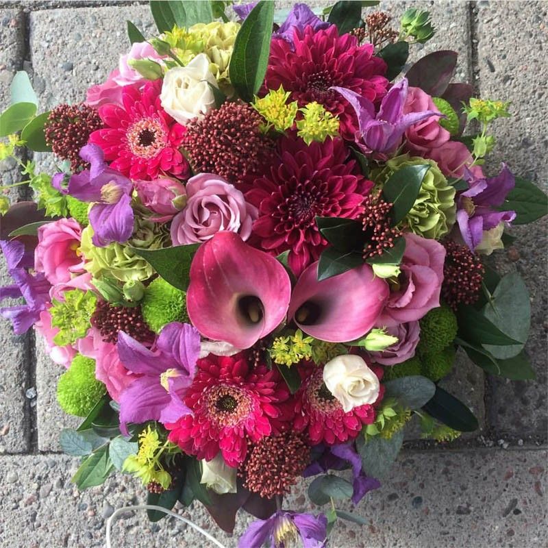 Floristens bordsdekorationer