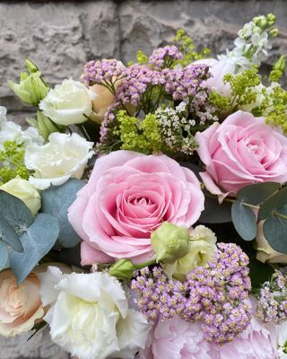 Rosa sommar bukett