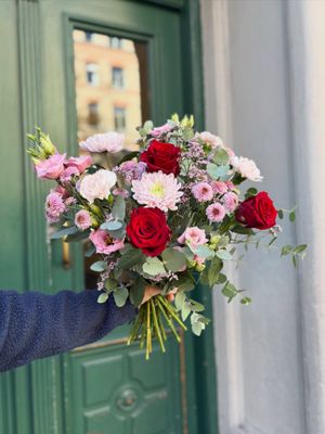 Rosa buketten