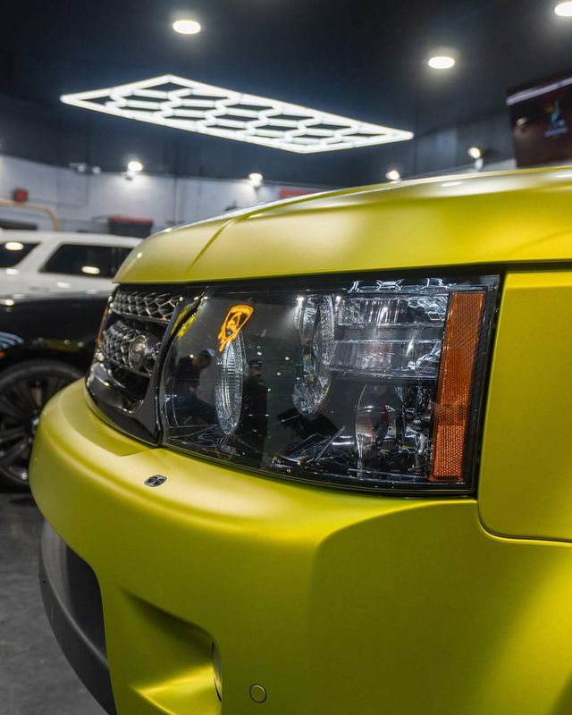KPMF Matt Iced Yellow Titanium K75534 Vinyl