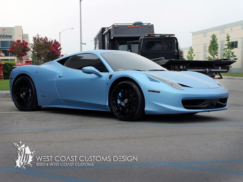 Avery Matte Metallic Frosty Blue