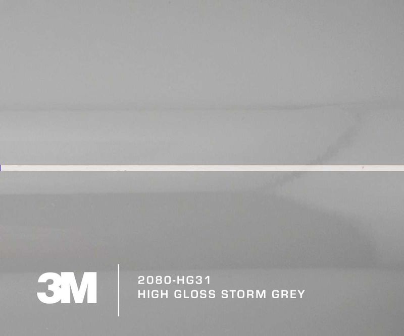 3M 2080-HG31 High Gloss Storm Gray Vinyl