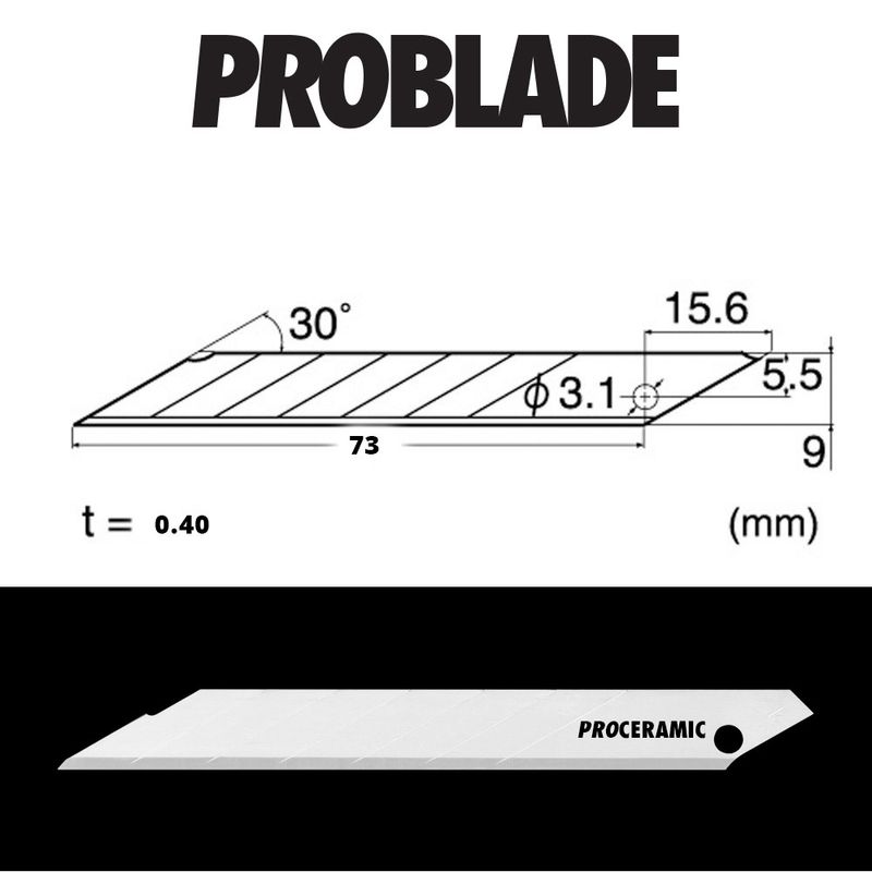 PaintisDead - PROBLADE Röda knivblad