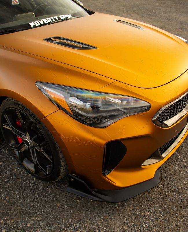 KPMF Matt Iced Amber Titanium K75591 vinyl