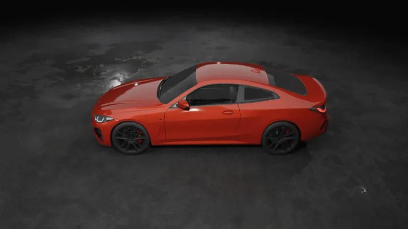 3M 2080-G53 Gloss Flame Red Vinyl