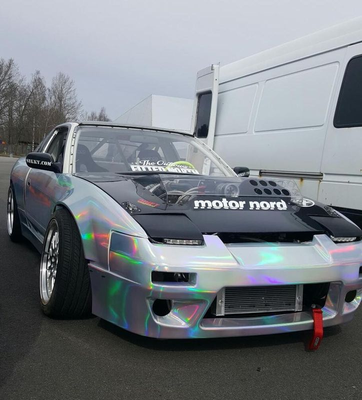VN WRAP - SILVER HOLOGRAFISK KROM VINYL