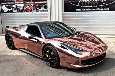 Avery Rose Gold Chrome Vinyl