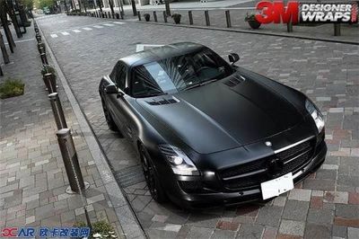 3M 2080-S12 Satin Black Vinyl