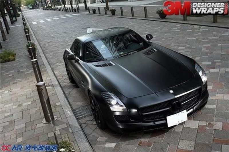 3M 2080-S12 Satin Black Vinyl