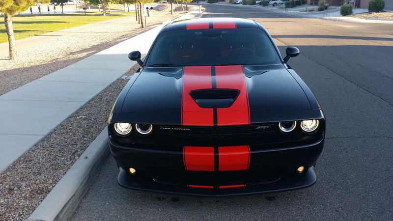 Mörkröd Stripes - Premium