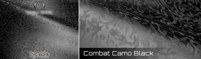 OMEGA SKINZ OS-829 Combat Camo Black Vinyl