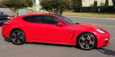 Avery Satin Carmine Red