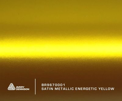 Avery Satin Energetic Yellow