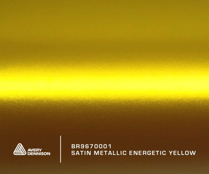 Avery Satin Energetic Yellow