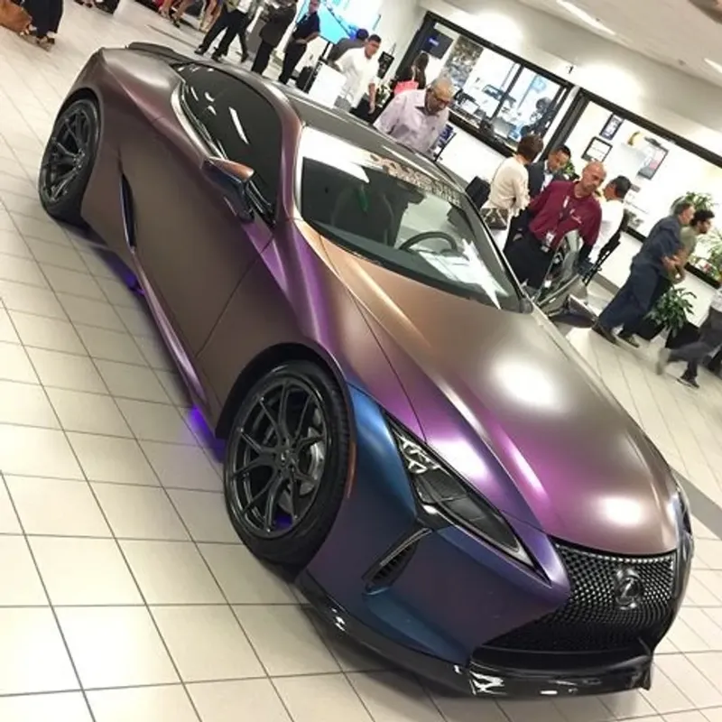 Avery Satin Lightning Ridge Green/Purple