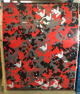 VN WRAP - RÖD DIGITAL CAMO VINYL