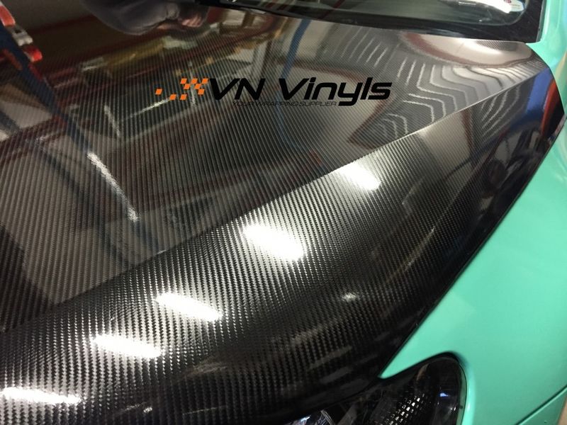 VN WRAP - 5D KOLFIBER VINYL - HÖGBLANK