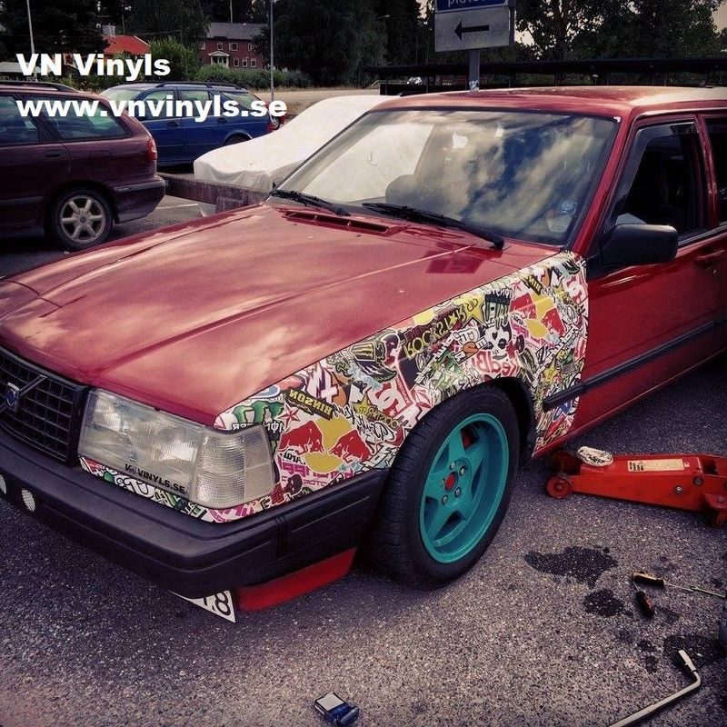 VN WRAP - STICKERBOMB VINYL MODELL 2