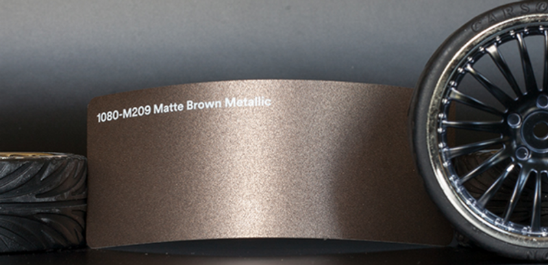 3M 2080-M209 Metallic Matte Brown Vinyl