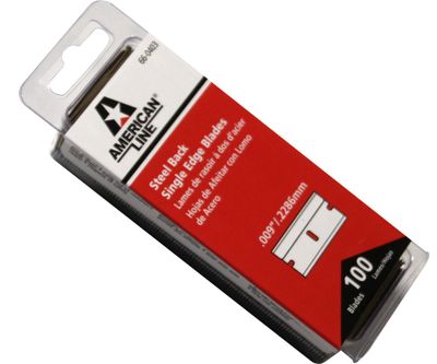 Stålrakblad 1" edge 100-pack