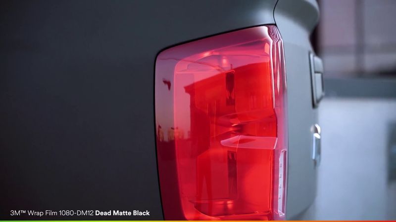 3M 2080-DM12 Dead Matte Black Vinyl