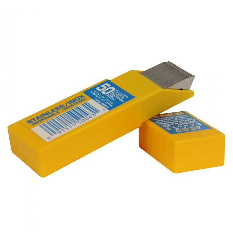 OLFA Rostfria 45° knivblad - 50-pack