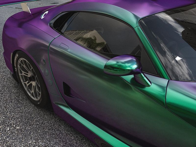 TeckWrap RD07 Purple Indigo Malachite
