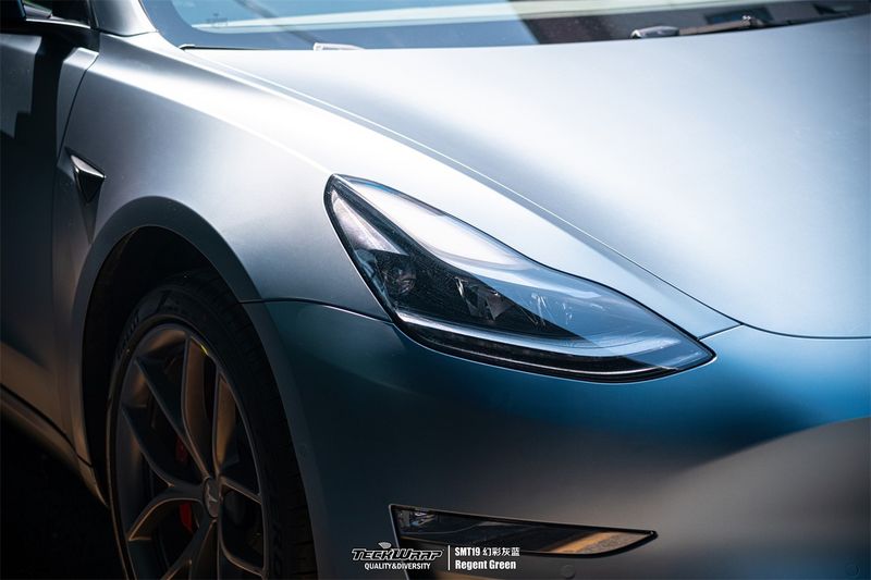 TeckWrap SMT19 Silver Blue