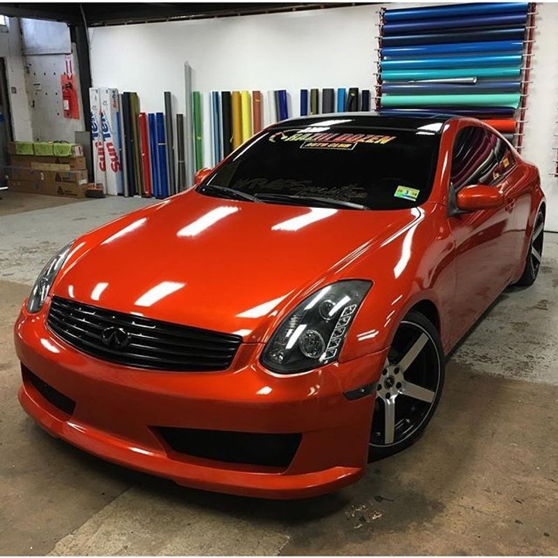 3M 2080-G364 Metallic Gloss Fiery Orange Vinyl